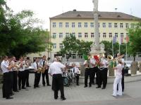 Koncert orkiestry w parku miejskim